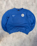 NIKE X FOOTBALL CLUB • BLUZA VINTAGE BEZ KAPTURA • KOLOR NIEBIESKI